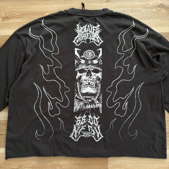 Darc Sport Bushido Metal Samurai Box Cut Long Sleeve Tee XXL - Picture 6 of 6